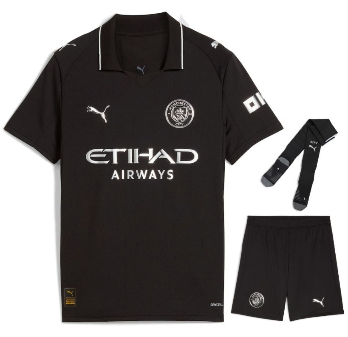 MAILLOT KIT ENFANT MANCHESTER CITY EXTERIEUR 2025/26