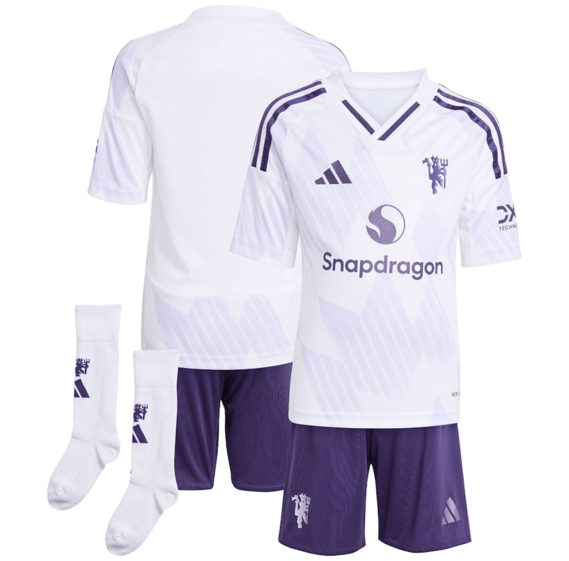 MANCHESTER UNITED HOME KIDS KIT JERSEY 2024/25 