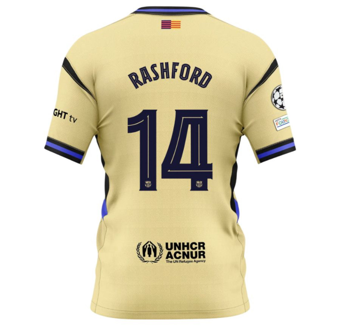 MAILLOT KIT ENFANT FC BARCELONE EXTERIEUR 2025/26 RASHFORD