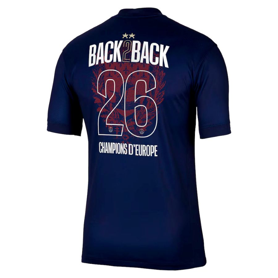 Maillot PSG Domicile 2026 Back-to-Back Champions