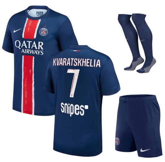 KIT ENFANT PSG DOMICILE 1 ÉTOILE 24/25 KVARA ALLMAILLOT