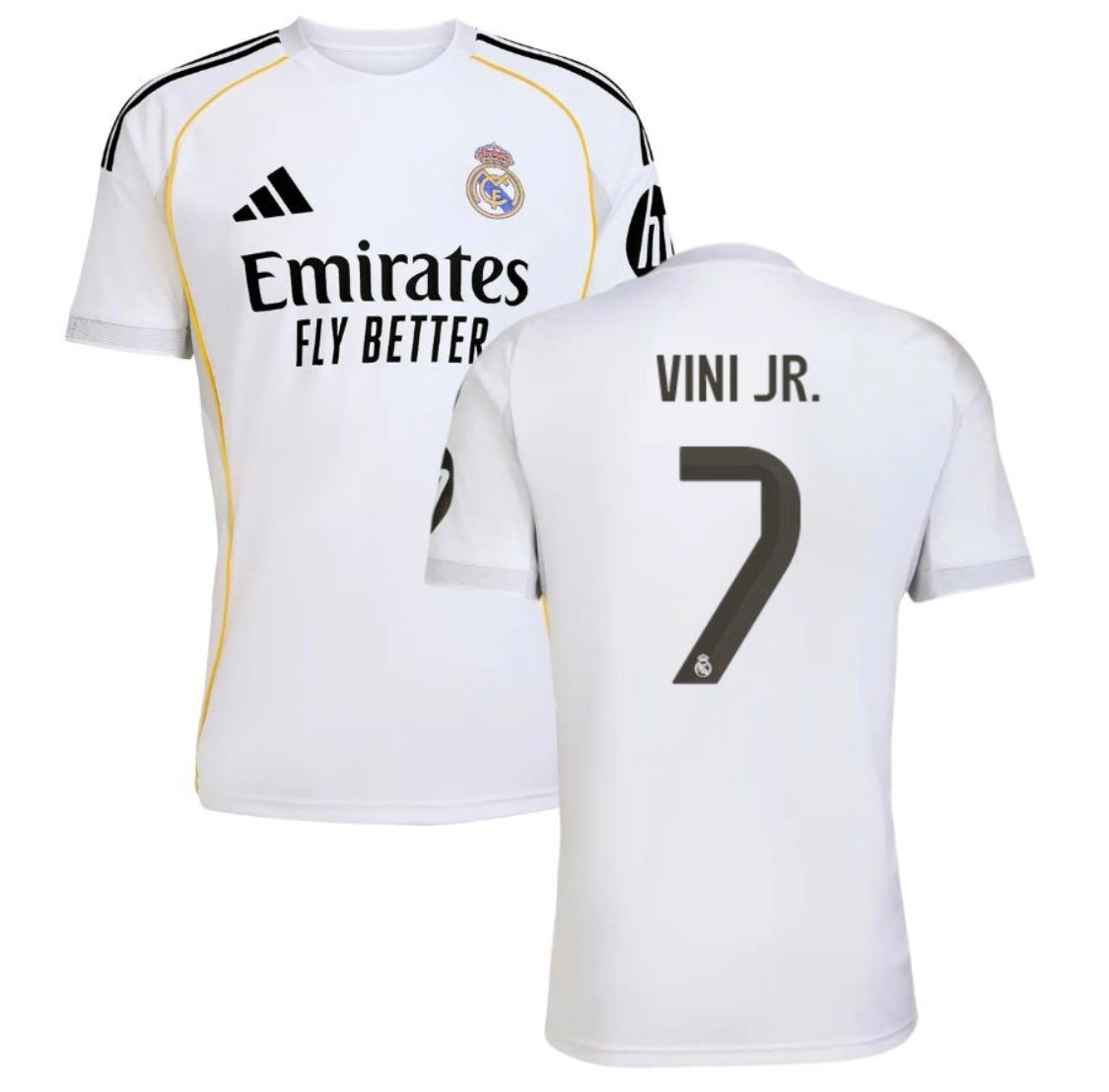 MAILLOT REAL MADRID DOMICILE 2025/26 VINI JR