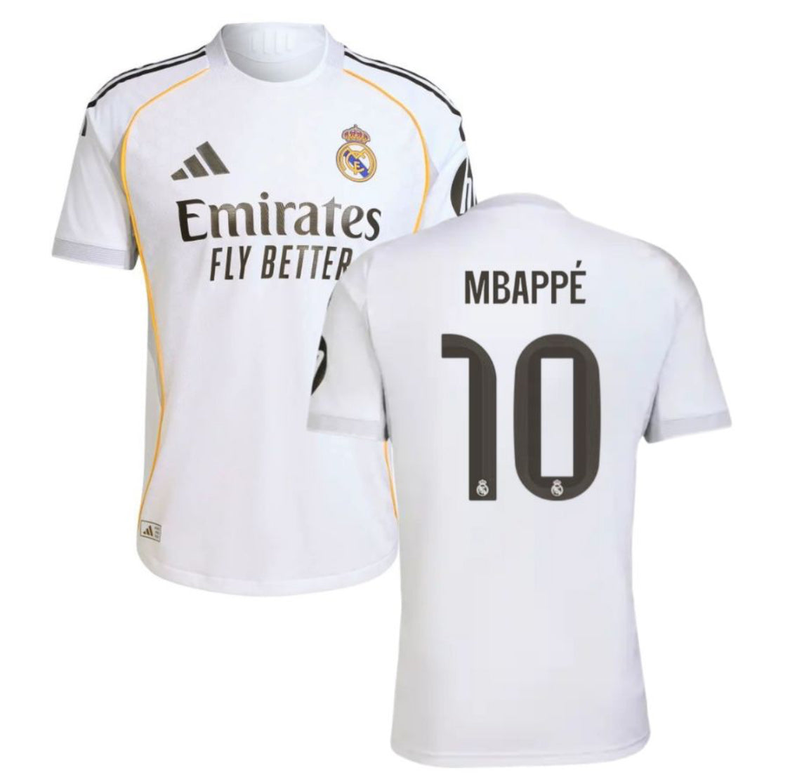 MAILLOT REAL MADRID DOMICILE 2025/26 MBAPPE