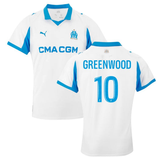 MAILLOT OLYMPIQUE DE MARSEILLE DOMICILE 2025/26 GREENWOOD ALLMAILLOT