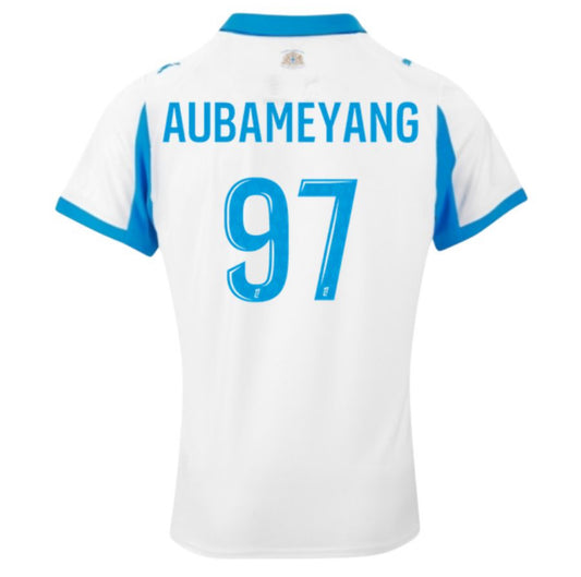 MAILLOT OLYMPIQUE DE MARSEILLE DOMICILE 2025/26 AUBAMEYANG ALLMAILLOT