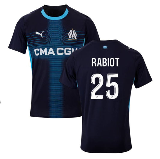 MAILLOT OLYMPIQUE DE MARSEILLE EXTERIEUR 2025/26 RABIOT ALLMAILLOT