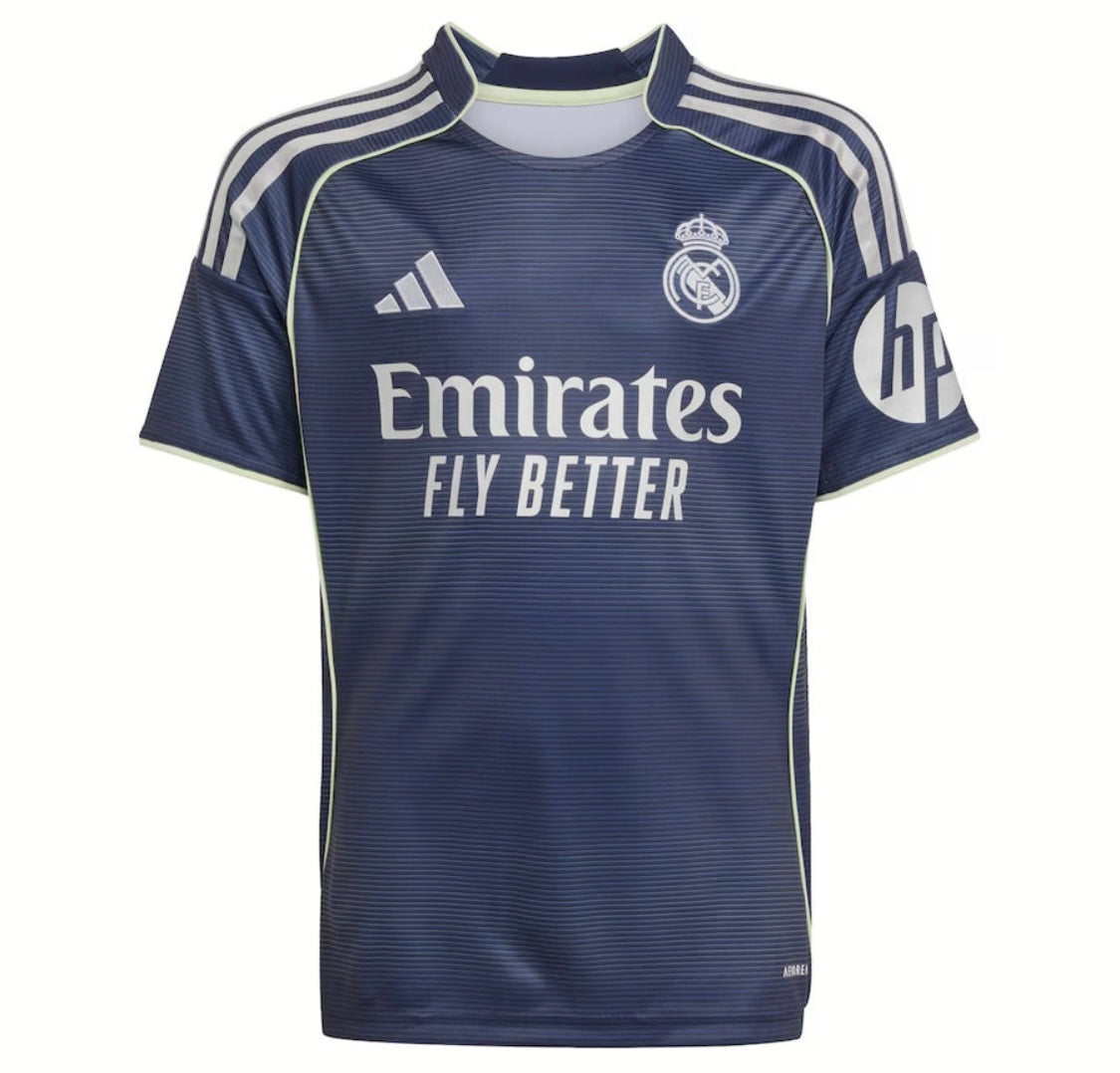 MAILLOT ENFANT REAL MADRID EXTERIEUR 2025/26