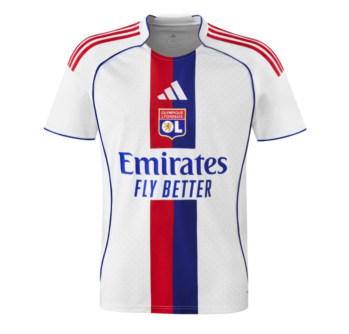 MAILLOT OLYMPIQUE LYONNAIS DOMICILE 2025/26
