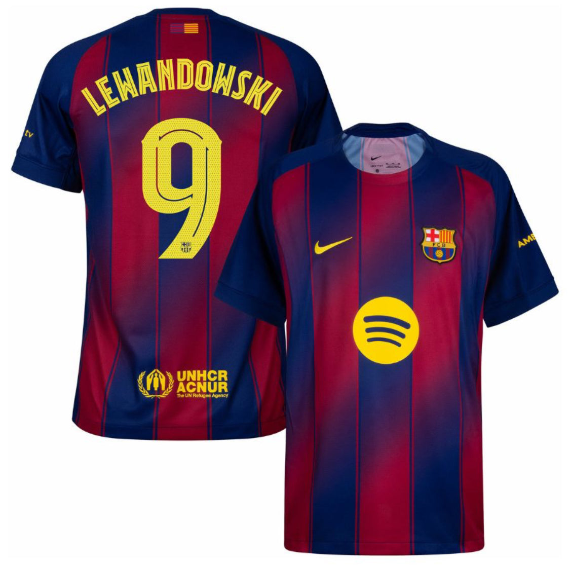 MAILLOT FC BARCELONE DOMICILE 2025/26 LEWANDOWSKI