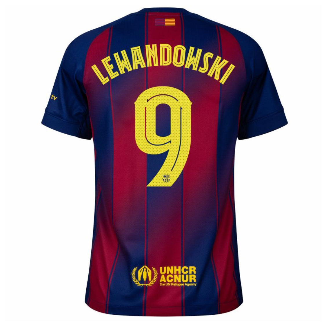 MAILLOT KIT ENFANT FC BARCELONE DOMICILE 2025/26 LEWANDOWSKI