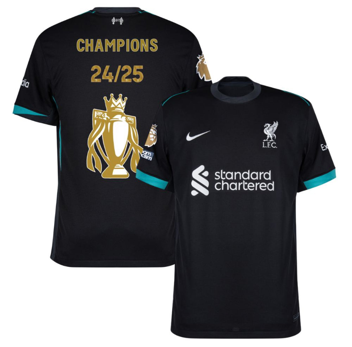 MAILLOT LIVERPOOL FC EXTERIEUR PL CHAMPIONS 24/25