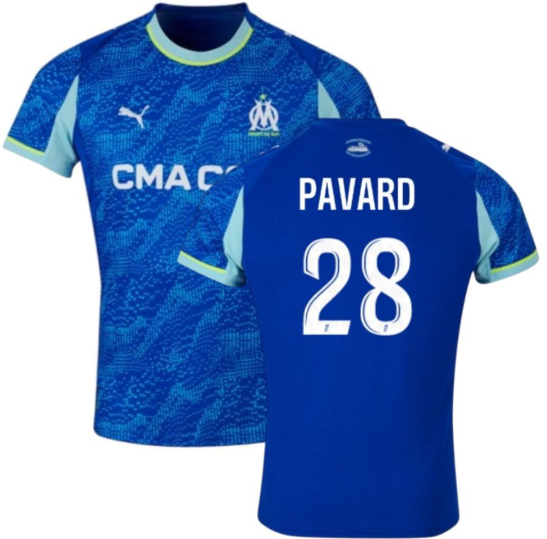 MAILLOT OLYMPIQUE DE MARSEILLE THRID 2025/26 PAVARD
