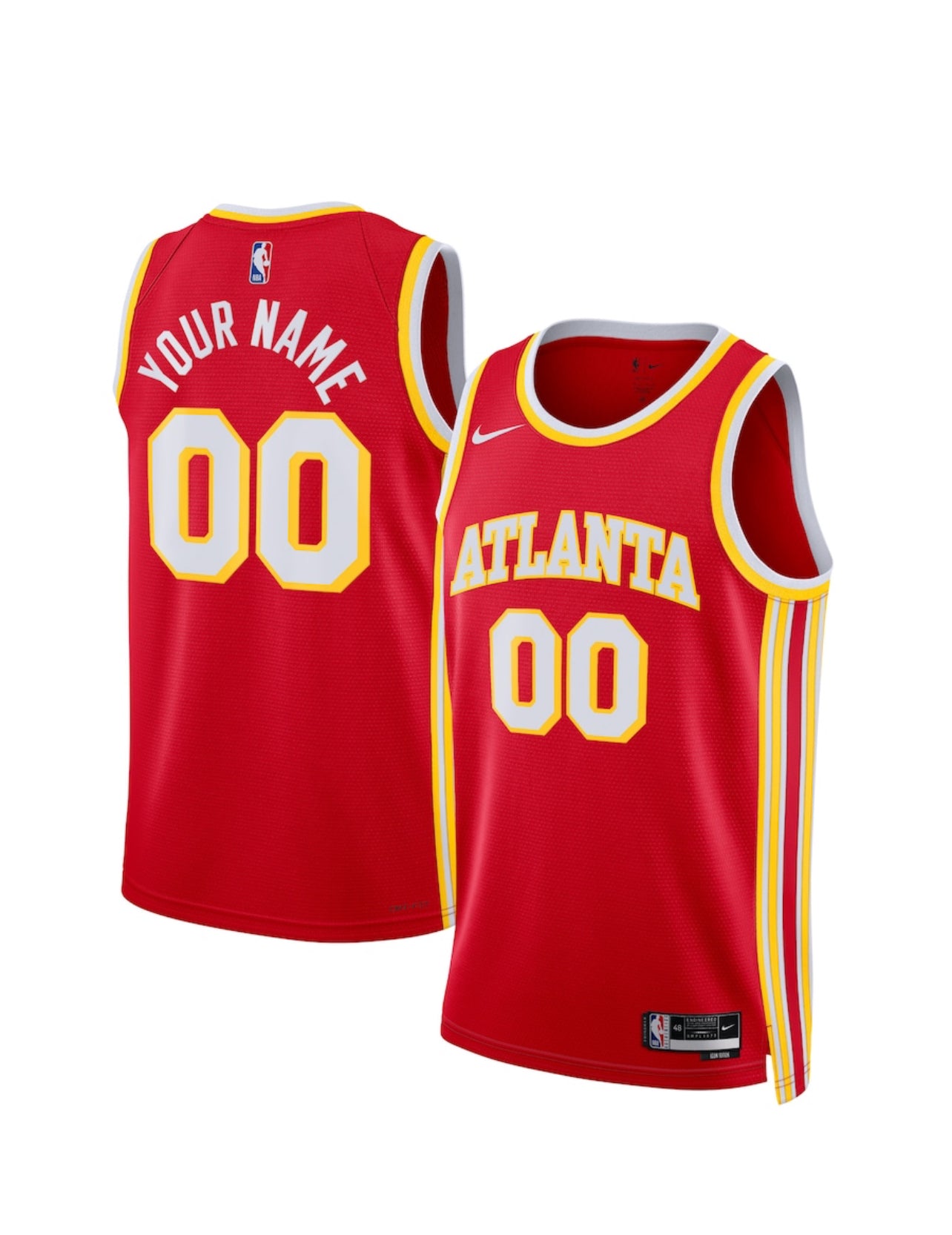 Nba Atlanta Hawks Swingman City Edition Customizable Jersey