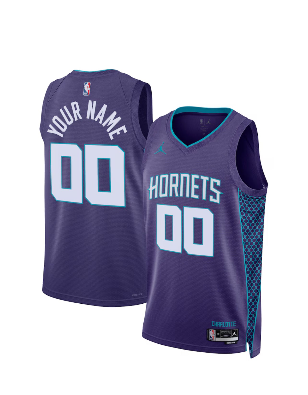 Charlotte Hornets Swingman City Edition Customizable Nba Jersey