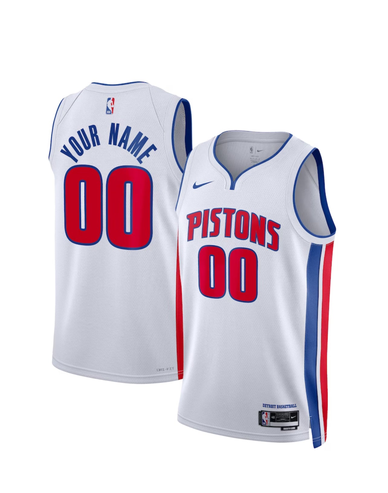 Detroit Pistons Swingman City Edition Customizable Nba Jersey