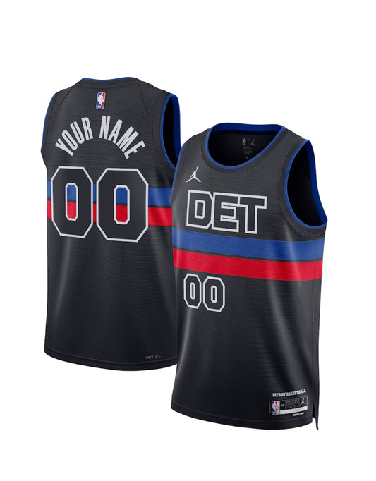 Detroit Pistons Swingman City Edition Customizable Nba Jersey