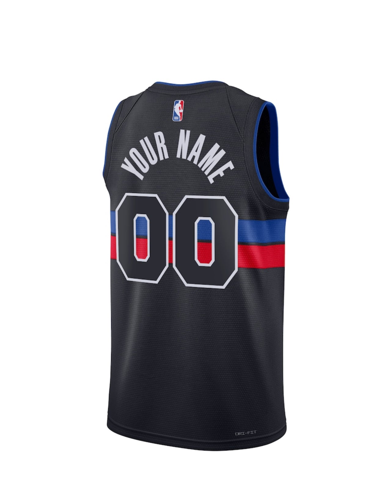 Detroit Pistons Swingman City Edition Customizable Nba Jersey