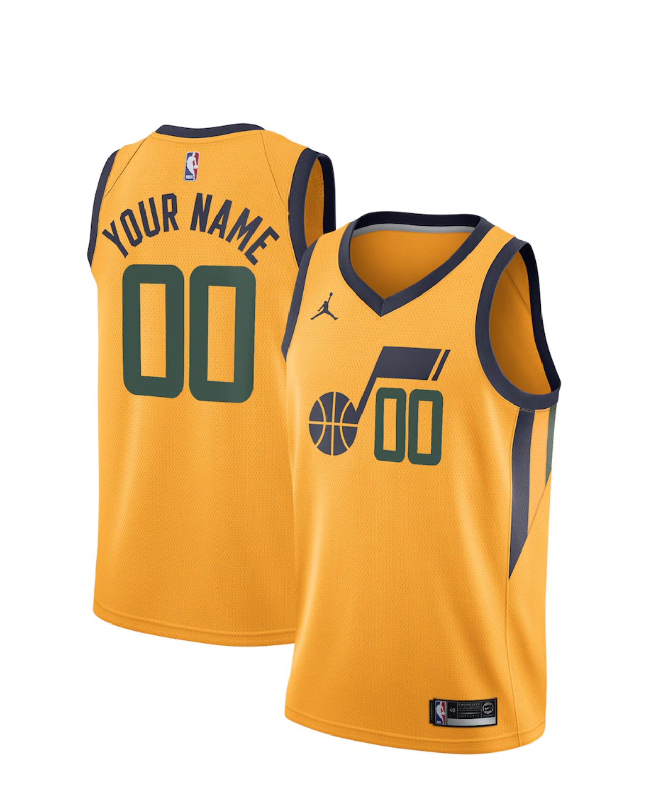 Customizable Nba Utah Jazz Swingman City Edition Jersey