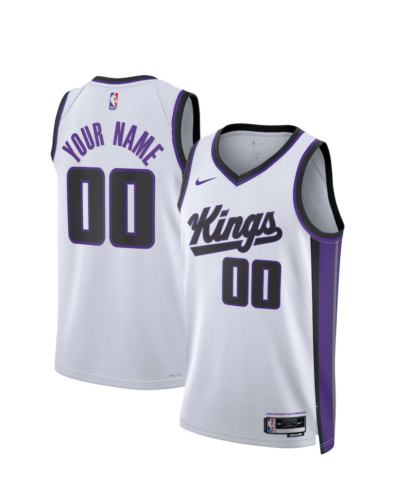 Maillot Nba Sacramento Kings Swingman City Edition Personnalisable