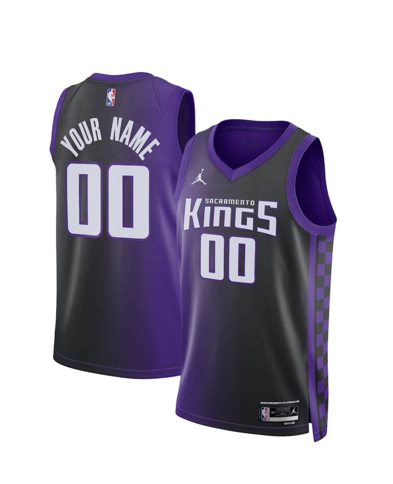 Maillot Nba Sacramento Kings Swingman City Edition Personnalisable