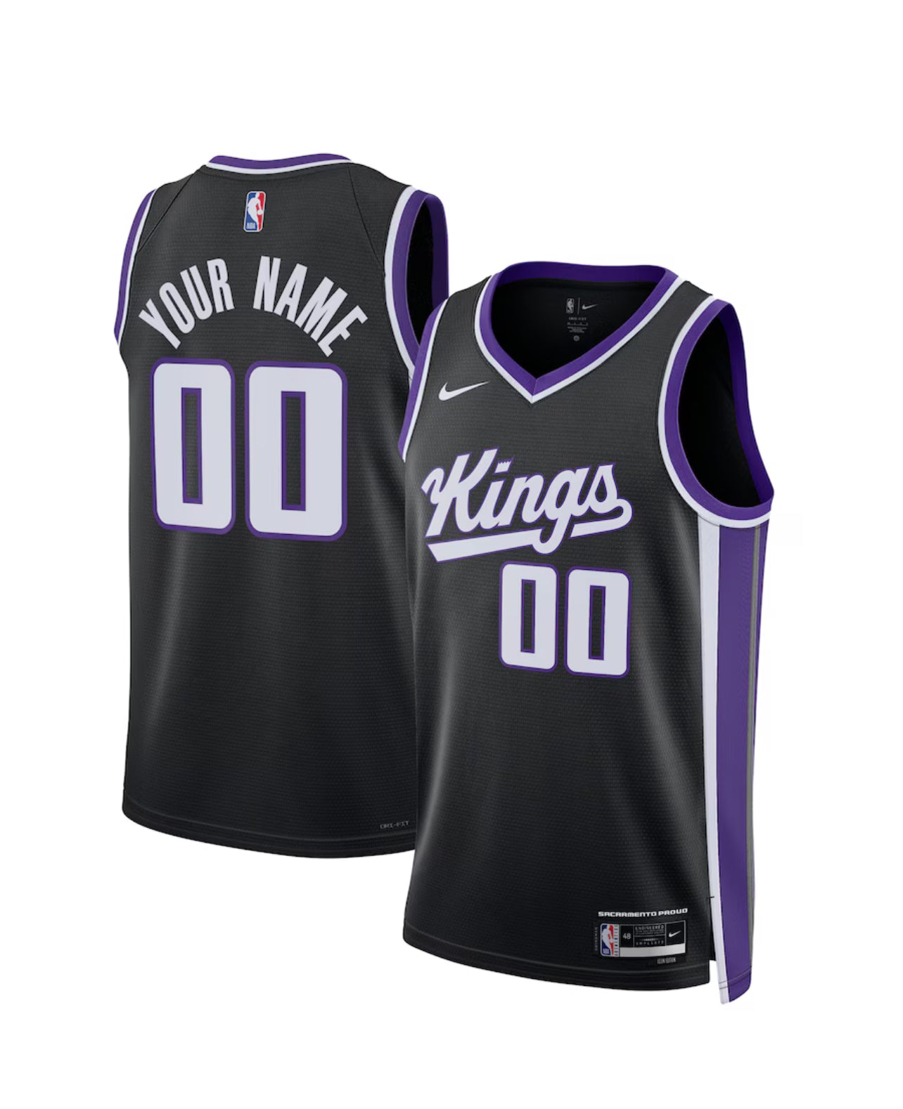Maillot Nba Sacramento Kings Swingman City Edition Personnalisable