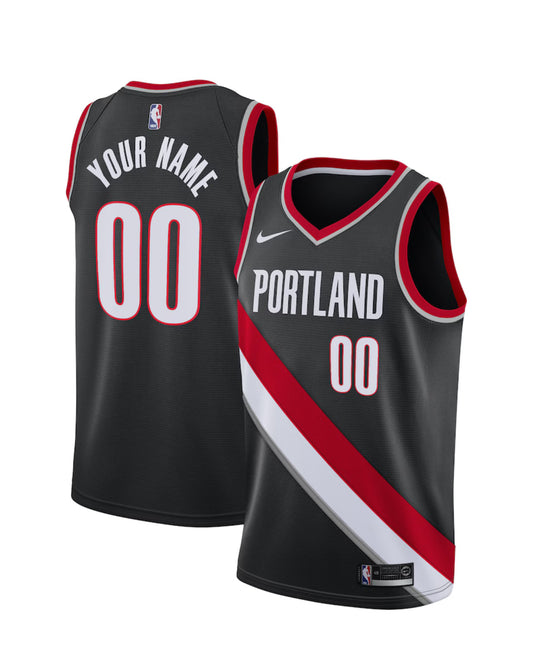 Nba Portland Trail Blazers Swingman City Edition Customizable Jersey