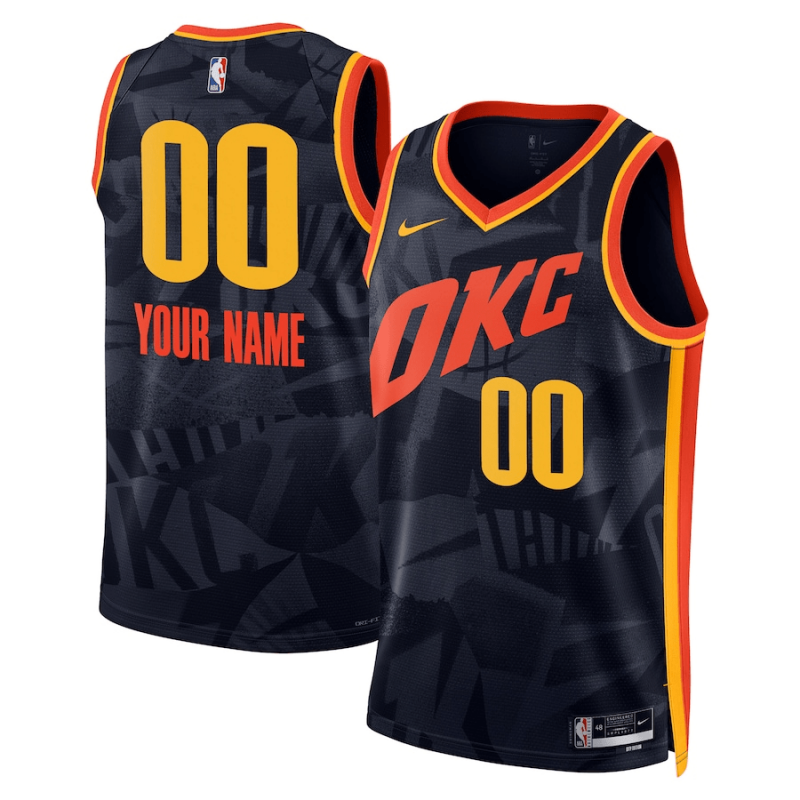 Maillot Nba Oklahoma City Thunder Swingman City Edition Personnalisable