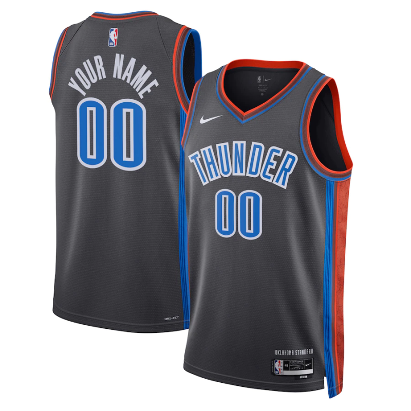 Nba Oklahoma City Thunder Swingman City Edition Customizable Jersey