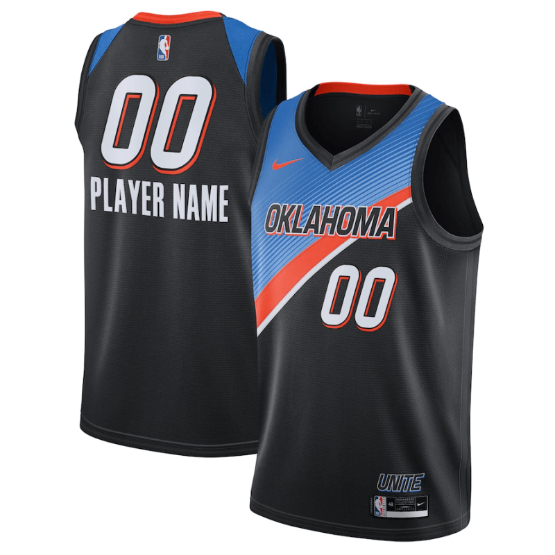 Nba Oklahoma City Thunder Swingman City Edition Customizable Jersey