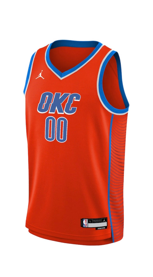 Maillot Nba Oklahoma City Thunder Swingman City Edition Personnalisable