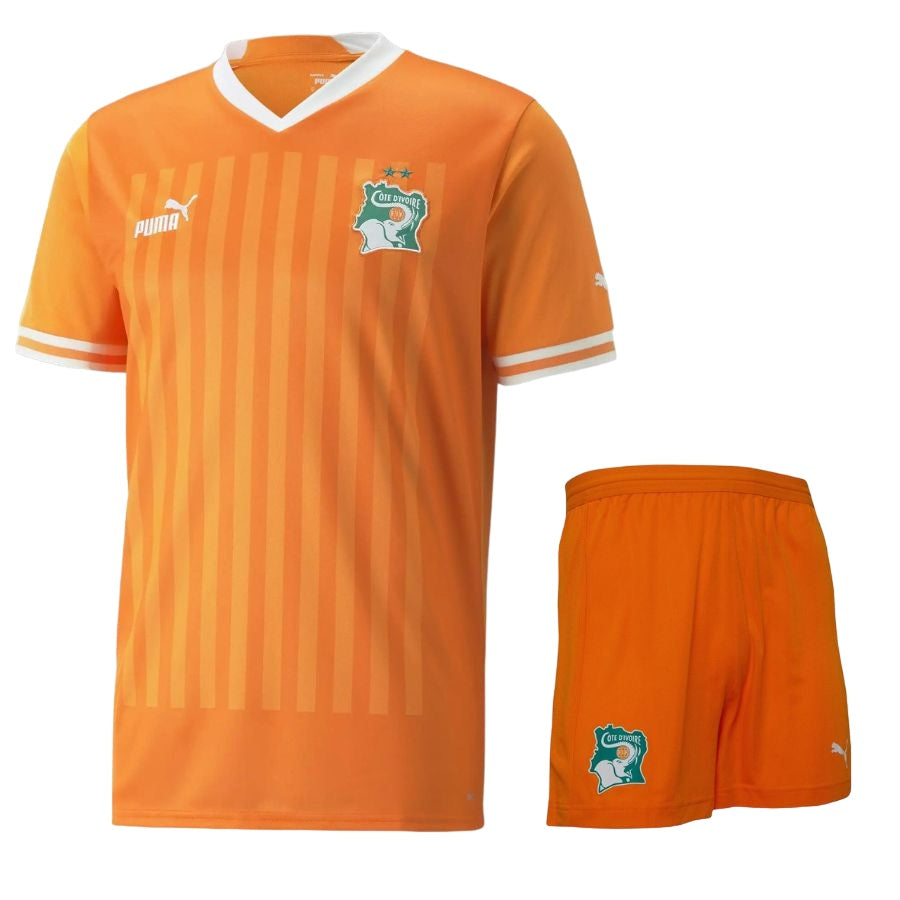 MAILLOT KIT ENFANT COTE D'IVOIRE DOMICILE 2024/25 - ALLMAILLOT.com  