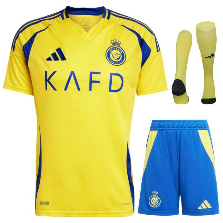 MAILLOT KIT ENFANT AL NASSR 2024/25 - ALLMAILLOT.com  