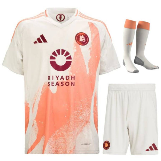 MAILLOT KIT ENFANT AS ROMA EXTERIEUR 2024/25 - ALLMAILLOT.com  