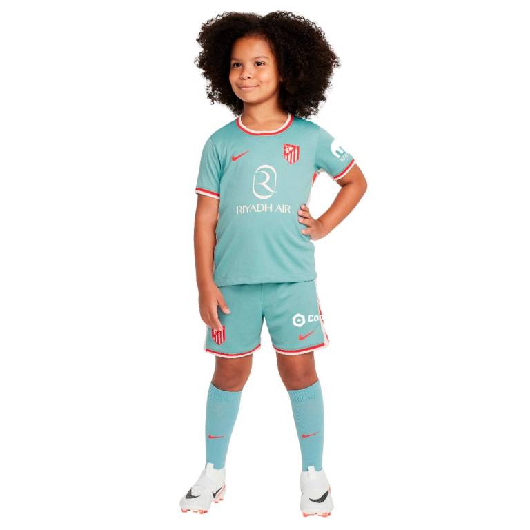 MAILLOT  KIT ENFANT ATLETICO MADRID EXTERIEUR 2024/25 - ALLMAILLOT.com  