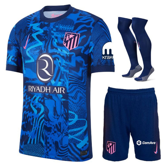 MAILLOT  KIT ENFANT ATLETICO MADRID THIRD 2024/25 - ALLMAILLOT.com  