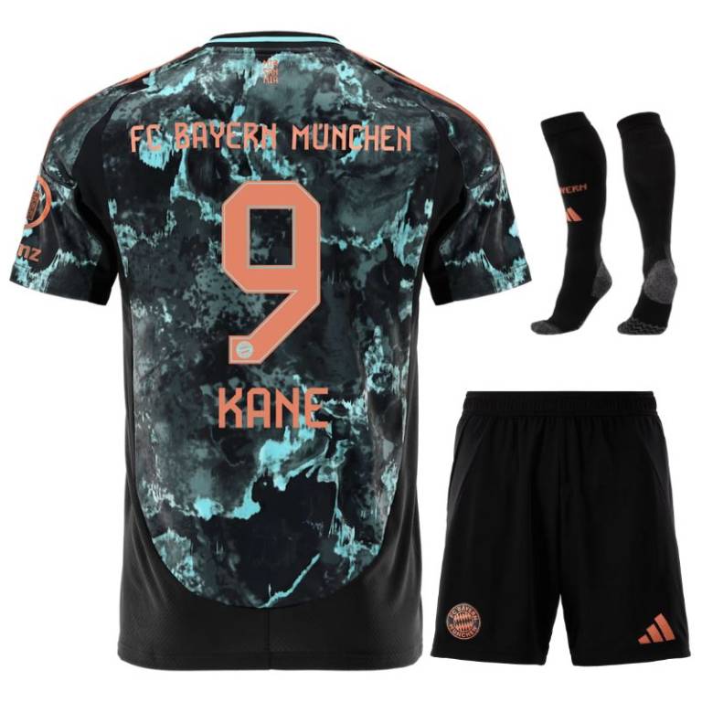 MAILLOT KIT ENFANT BAYERN EXTERIEUR HARRY KANE 2024/25 - ALLMAILLOT.com  