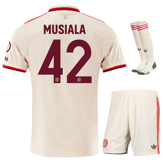 MAILLOT KIT ENFANT BAYERN THIRD MUSIALA 2024/25 - ALLMAILLOT.com  