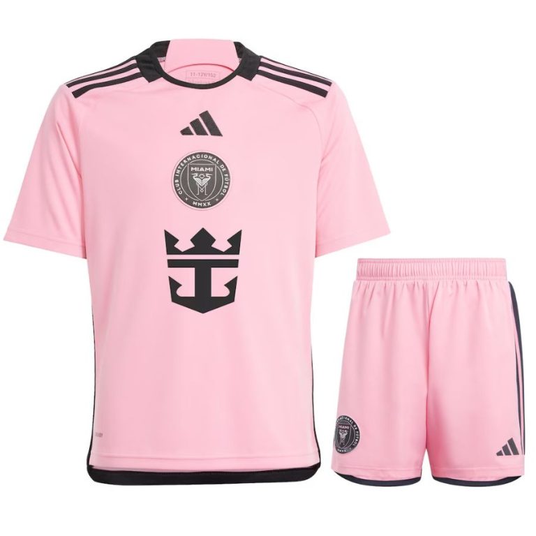 MAILLOT KIT ENFANT INTER MIAMI DOMICILE 2024/25 - ALLMAILLOT.com  