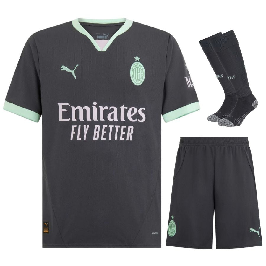 MAILLOT KIT ENFANT AC MILAN THIRD 2024/25 - ALLMAILLOT.com  