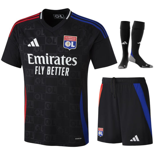 MAILLOT KIT ENFANT OL EXTERIEUR 2024/25 - ALLMAILLOT.com  