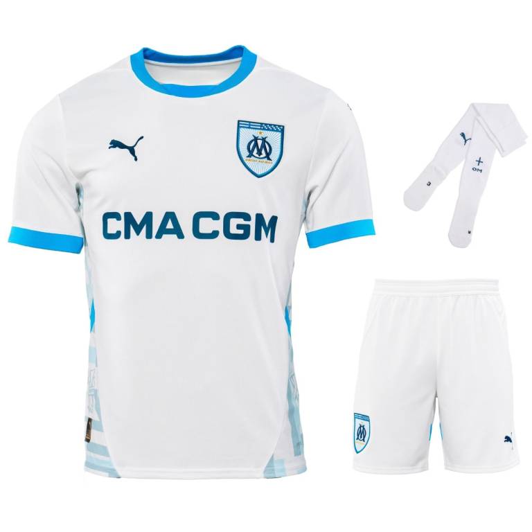 MAILLOT KIT ENFANT OM DOMICILE  2024/25 - ALLMAILLOT.com  