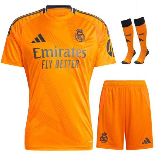 MAILLOT KIT ENFANT REAL MADRID  EXTERIEUR 2024/25 - ALLMAILLOT.com  