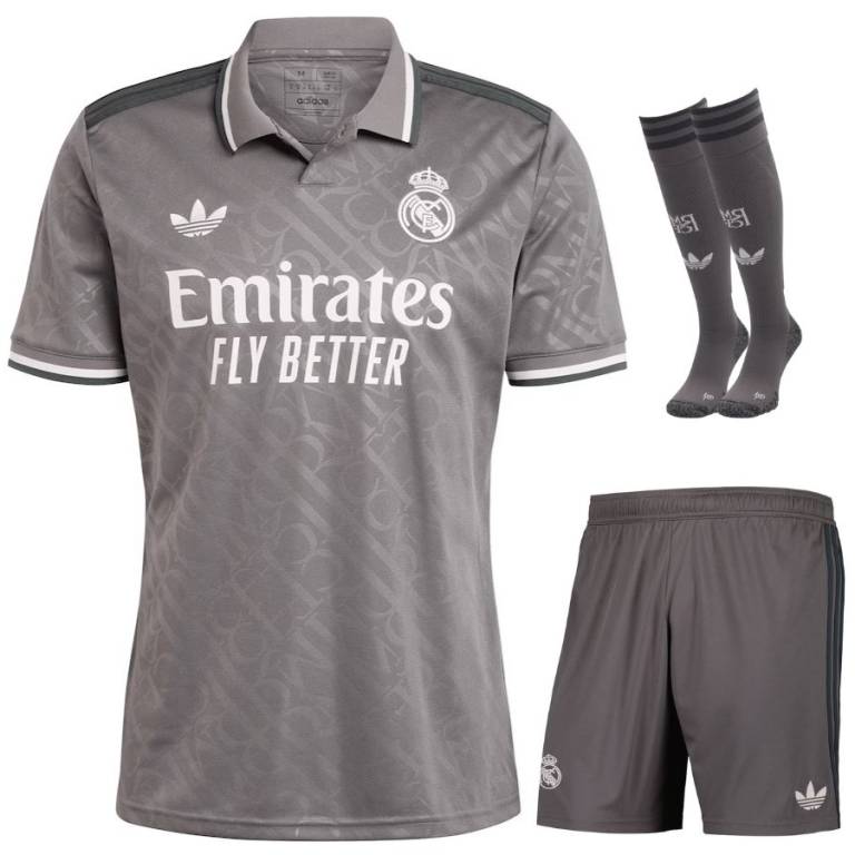 MAILLOT KIT ENFANT REAL MADRID  THIRD 2024/25 - ALLMAILLOT.com  