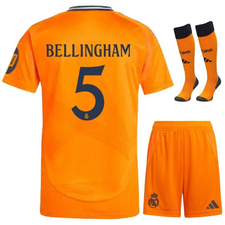 MAILLOT KIT ENFANT REAL MADRID EXTERIEUR 2024/25 BELLINGHAM
