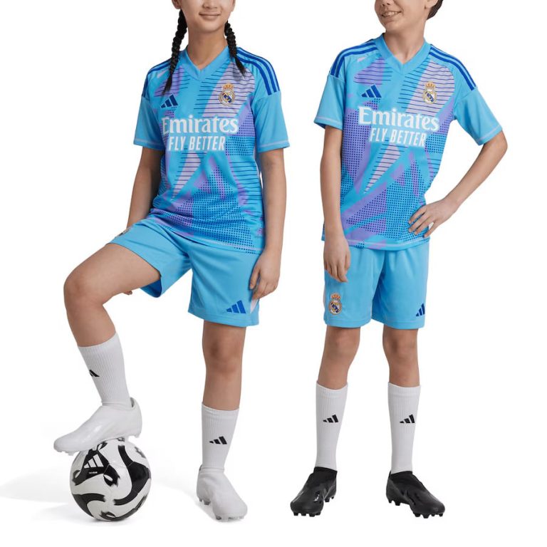 MAILLOT KIT ENFANT REAL MADRID GARDIEN 2024/25 - ALLMAILLOT.com  