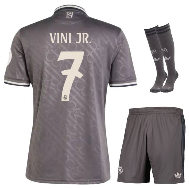 MAILLOT KIT ENFANT REAL MADRID THIRD 2024/25 VINI JR