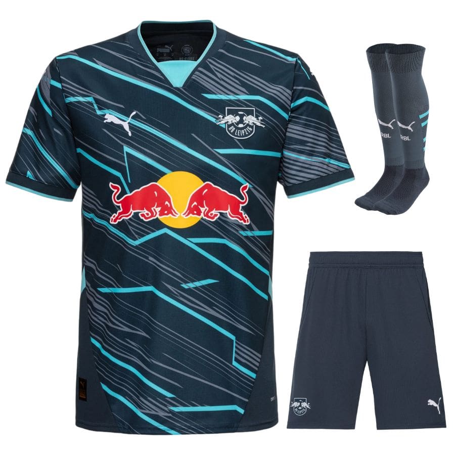 MAILLOT KIT ENFANT RB LEIPZIG THIRD 2024/25 - ALLMAILLOT.com  