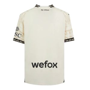 MAILLOT AC MILAN FOURTH X PLEASURES BLANC 2023/24 - ALLMAILLOT.com  