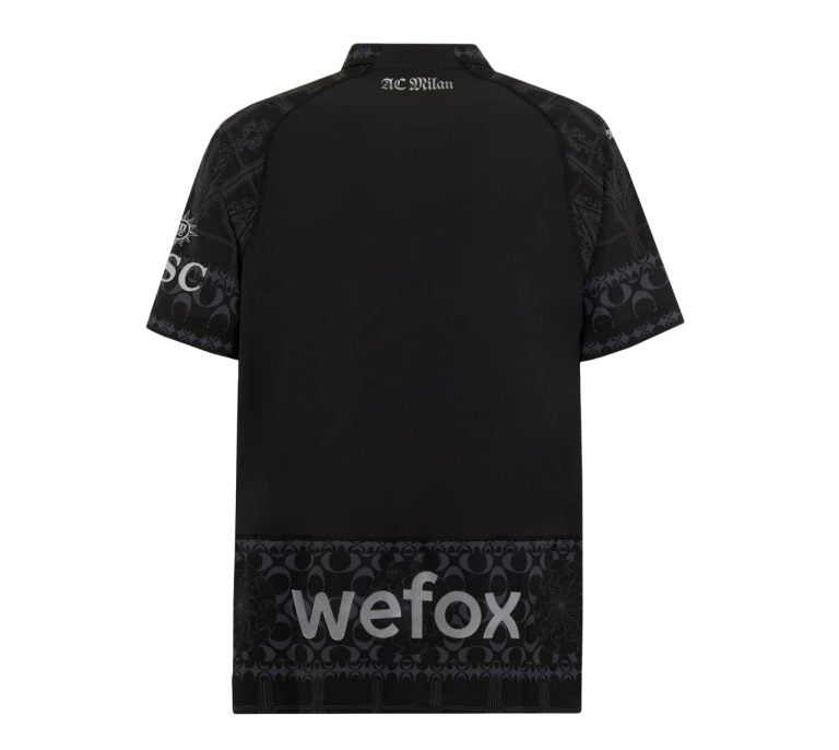 MAILLOT AC MILAN FOURTH X PLEASURES BLACK 2023