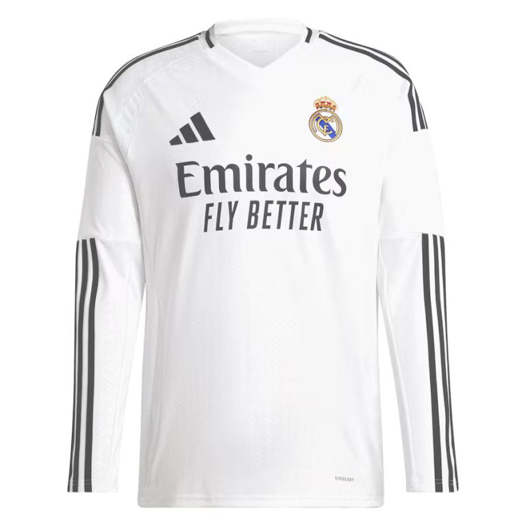 MAILLOT REAL MADRID  DOMICILE  MANCHE LONGUE 2024/25